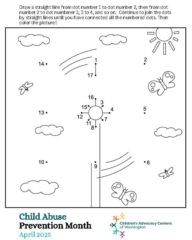 Pinwheel connect the dots